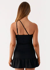 Ebonique Mini Dress - Black