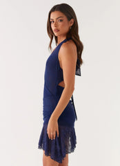 Raphaela Mini Dress - Navy