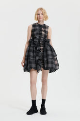 Giselle | Dress Gingham Jacquard Black