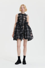 Giselle | Dress Gingham Jacquard Black