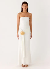 Party After Party Shell Maxi Dress - White