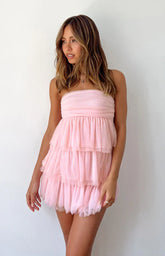 Birthday Girl Pink Mini Party Dress