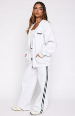 Lucky Thirteen Charise Wide Leg Sweatpants Grey Marle