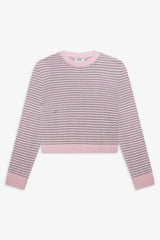Kip Oversized Sweater - Rosewater Stripe