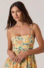 Bubble Floral Mini Dress