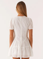 Sweetness Mini Dress - White