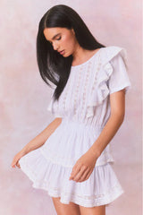 Natasha Stripe Cotton Mini Dress